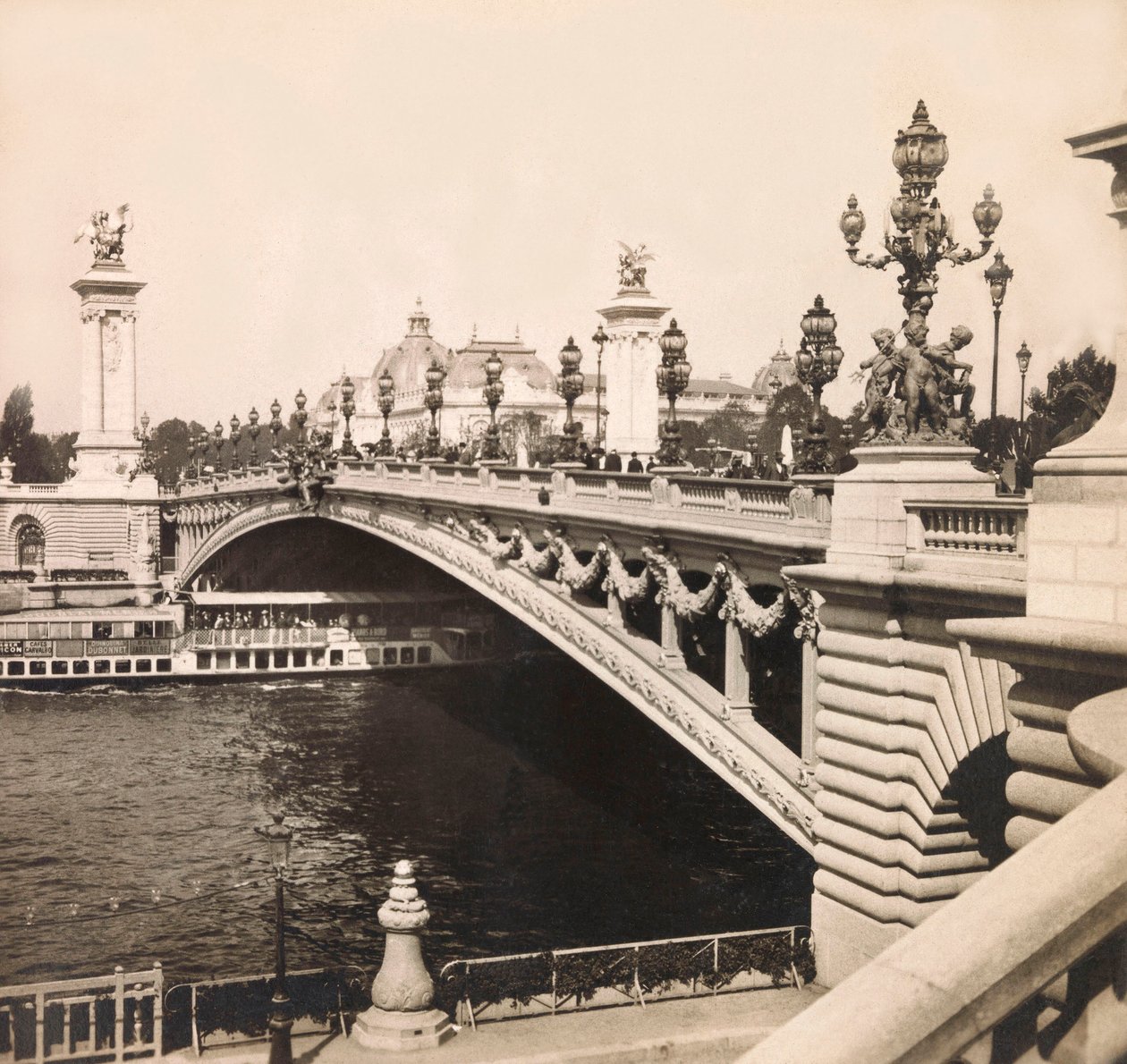 Esposizione Universale del 1900 a Parigi: Il ponte Alessandro III da Anonymous Anonymous