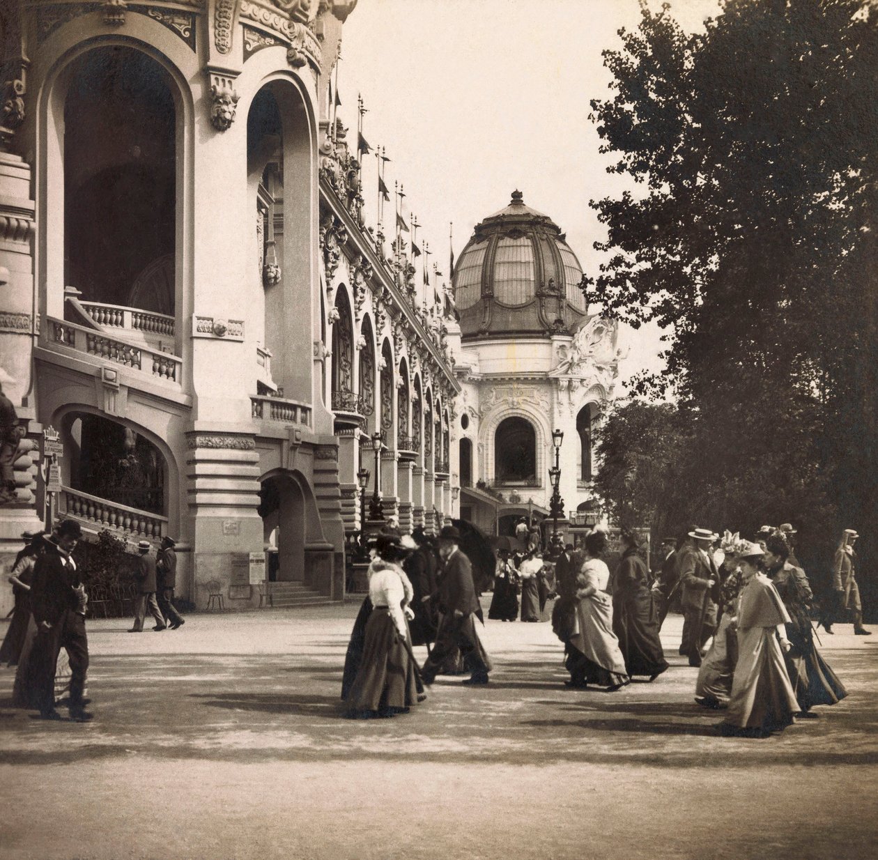Esposizione Universale del 1900 a Parigi: Vista presa al Campo di Marte - collezione privata da Anonymous Anonymous