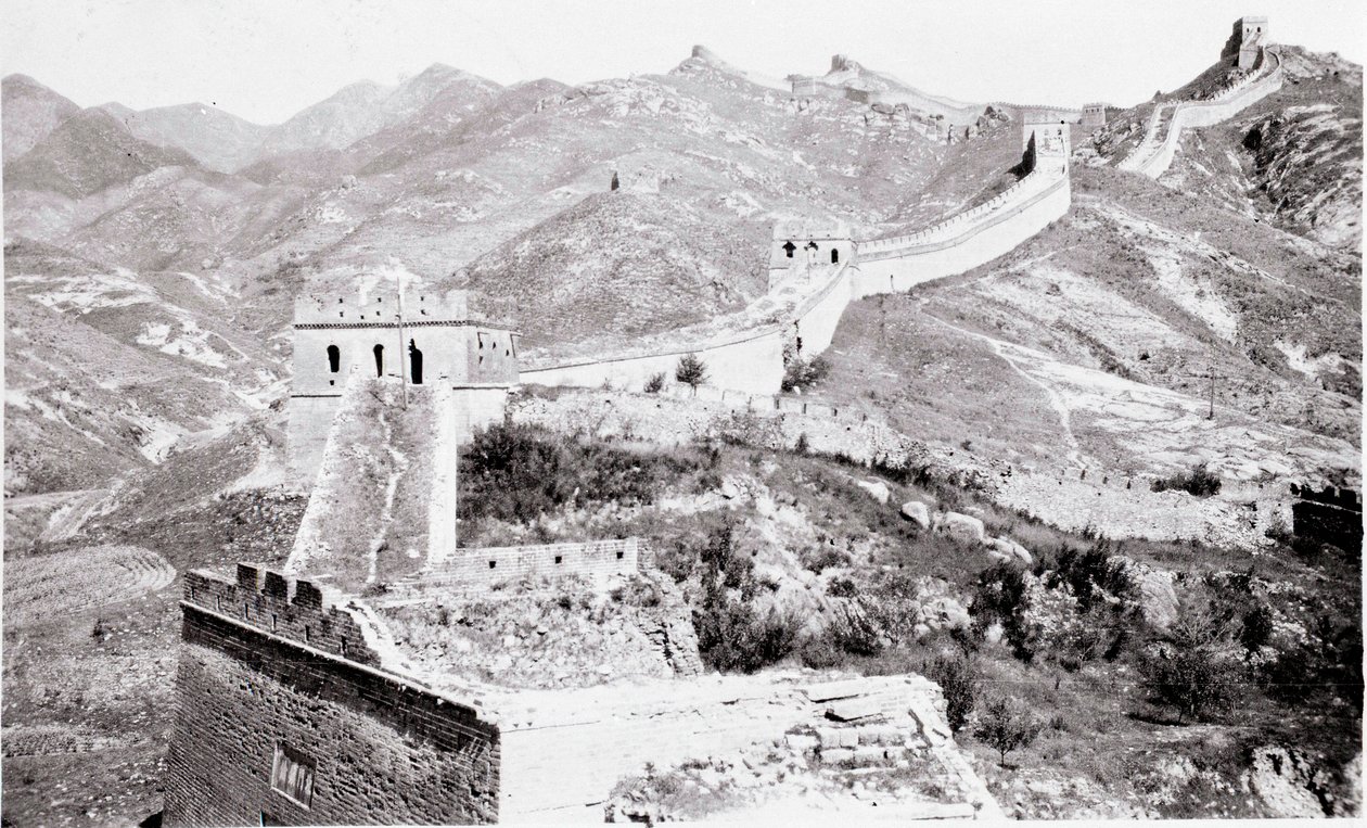 Veduta della Grande Muraglia Cinese Fotografia dell