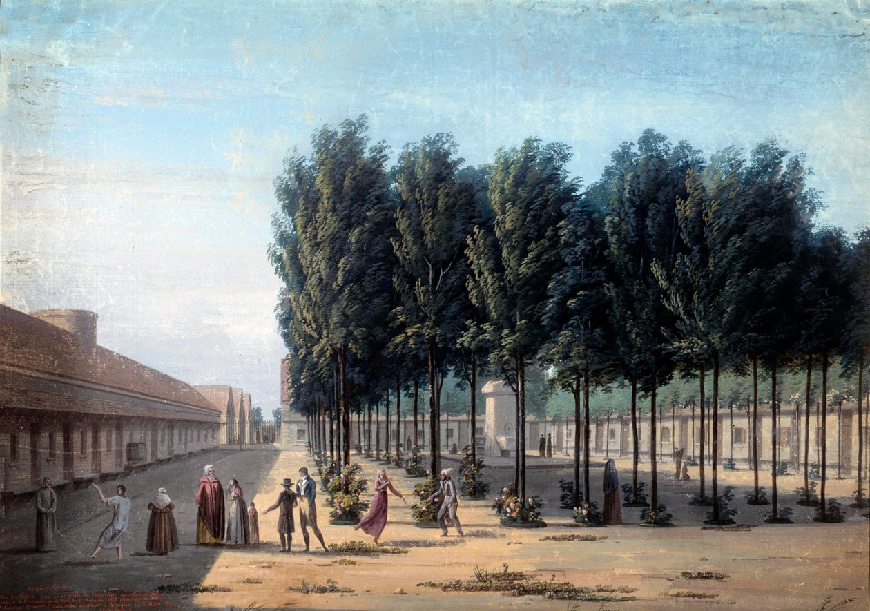 Veduta del cortile dei Paisibles all