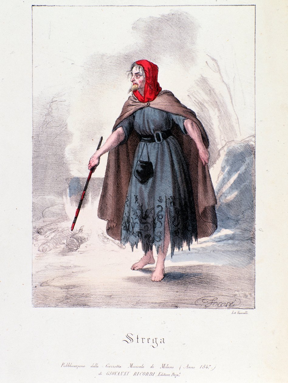 Personaggio di strega in Macbeth, opera di Giuseppe Verdi da Anonymous Anonymous