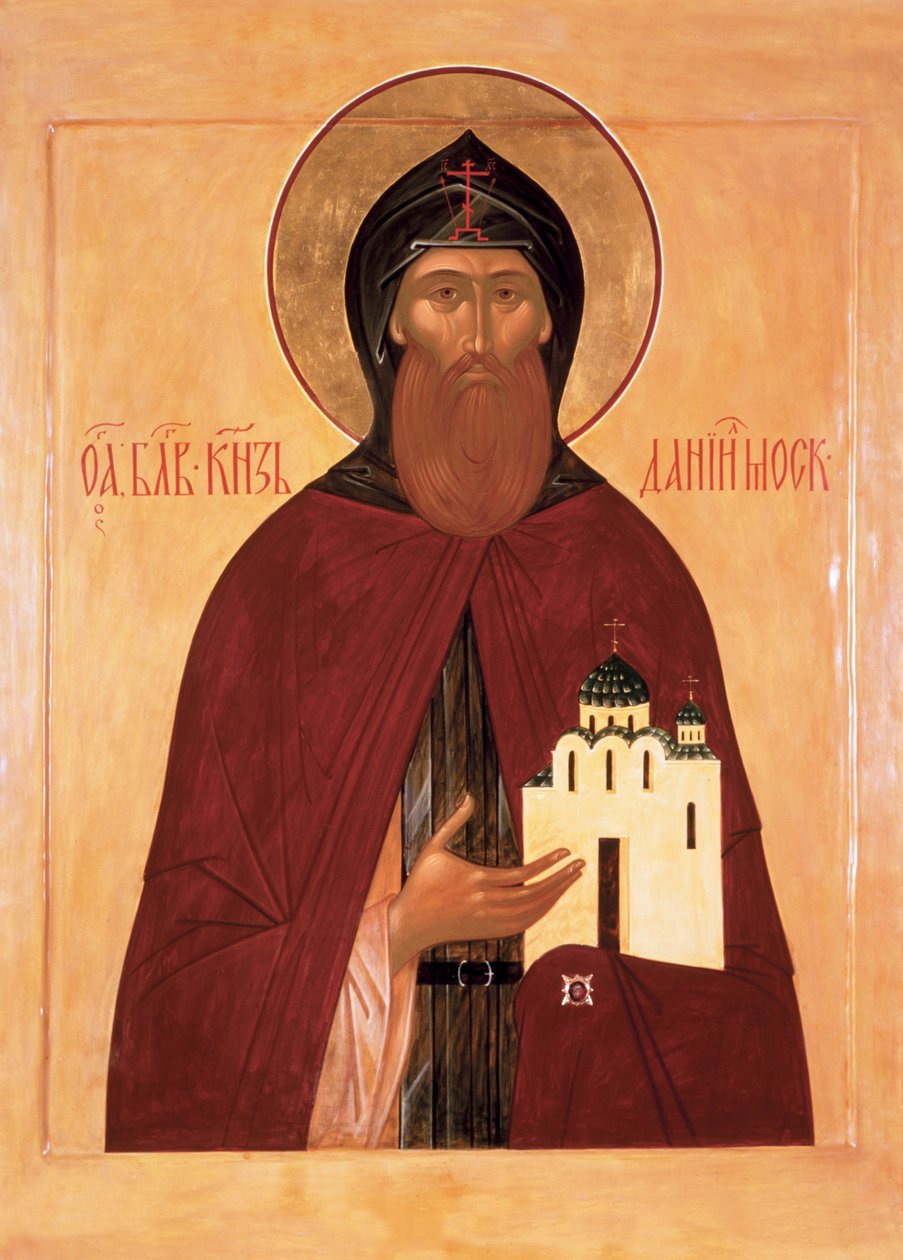 San Daniele di Mosca da Anonymous Russian icon painter