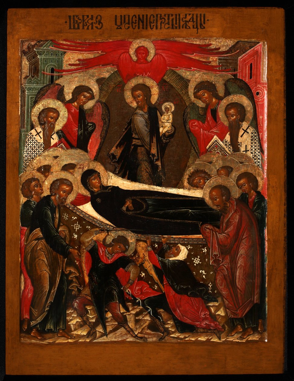 La Dormizione della Vergine, 1640s da Anonymous Russian icon painter