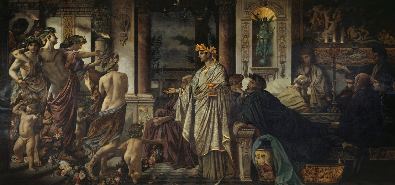 Il banchetto. Dopo Platone (seconda versione) da Anselm Feuerbach