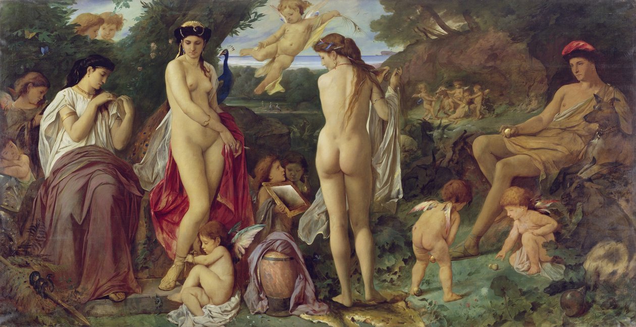 Tedesco: Das Urteil des Paris Il giudizio di Parigi da Anselm Feuerbach