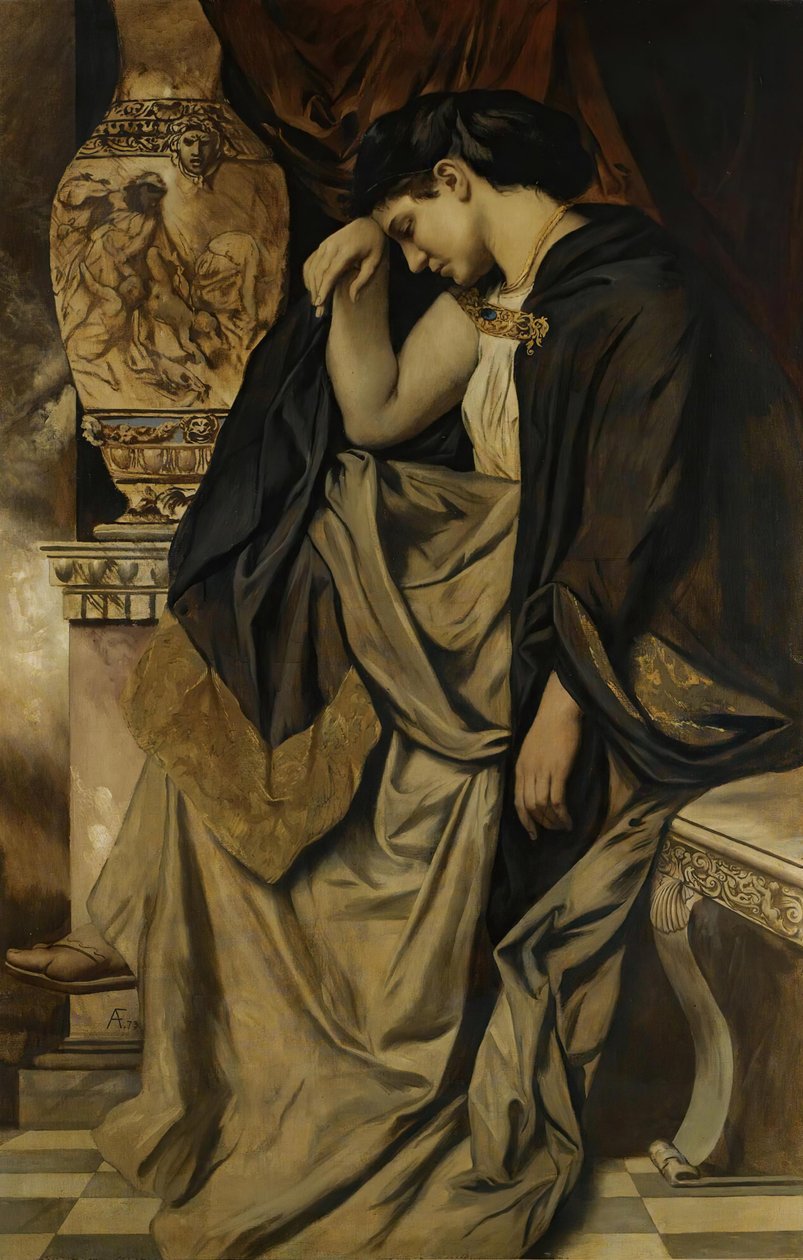 Tedesco: Medea an der Urne da Anselm Feuerbach
