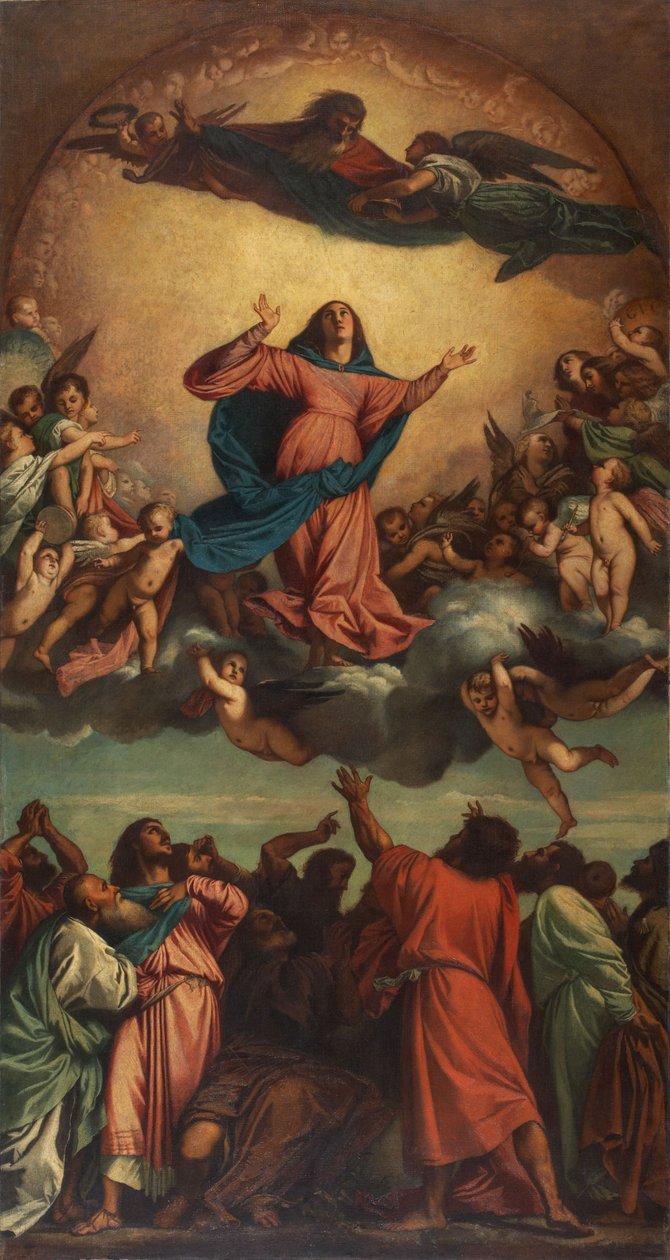 Ascensione di Maria da Anselm Feuerbach
