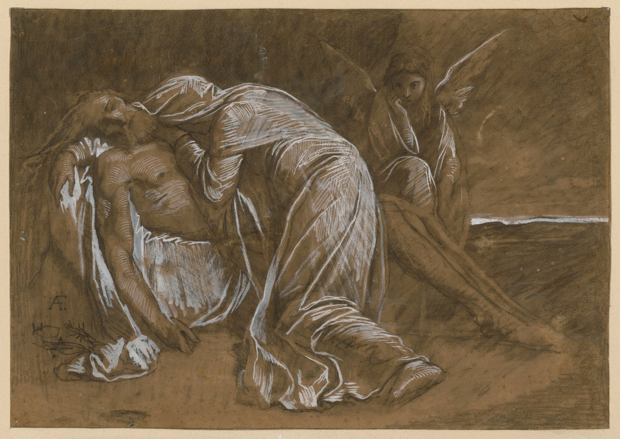 Donne in lutto. Bozzetto per una Pietà da Anselm Feuerbach