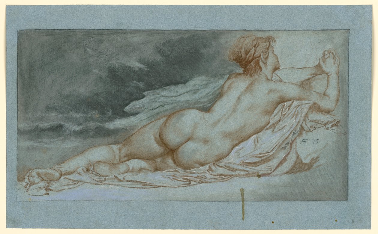 Oceanide sdraiata da Anselm Feuerbach