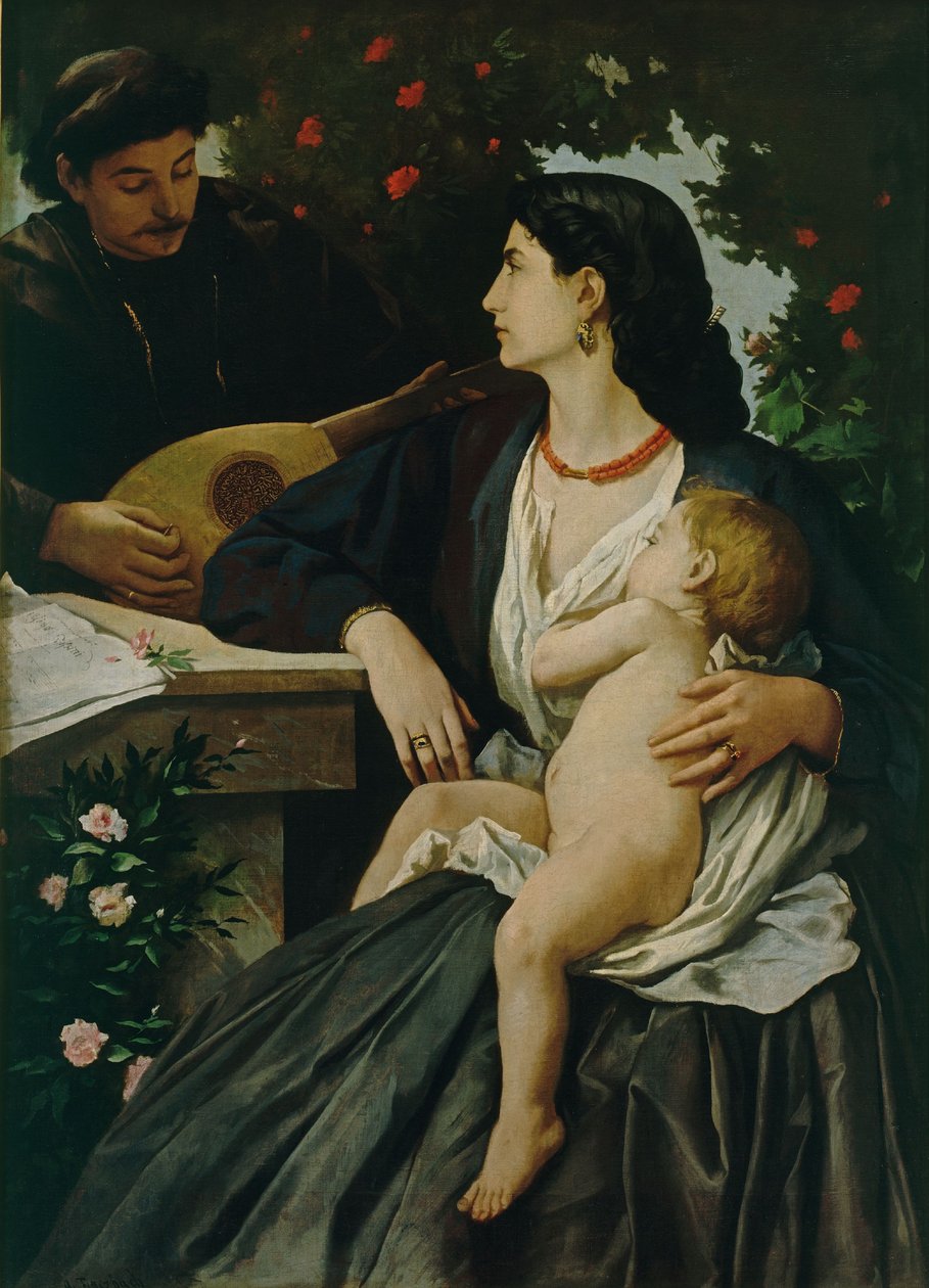 Mandolinista da Anselm Feuerbach