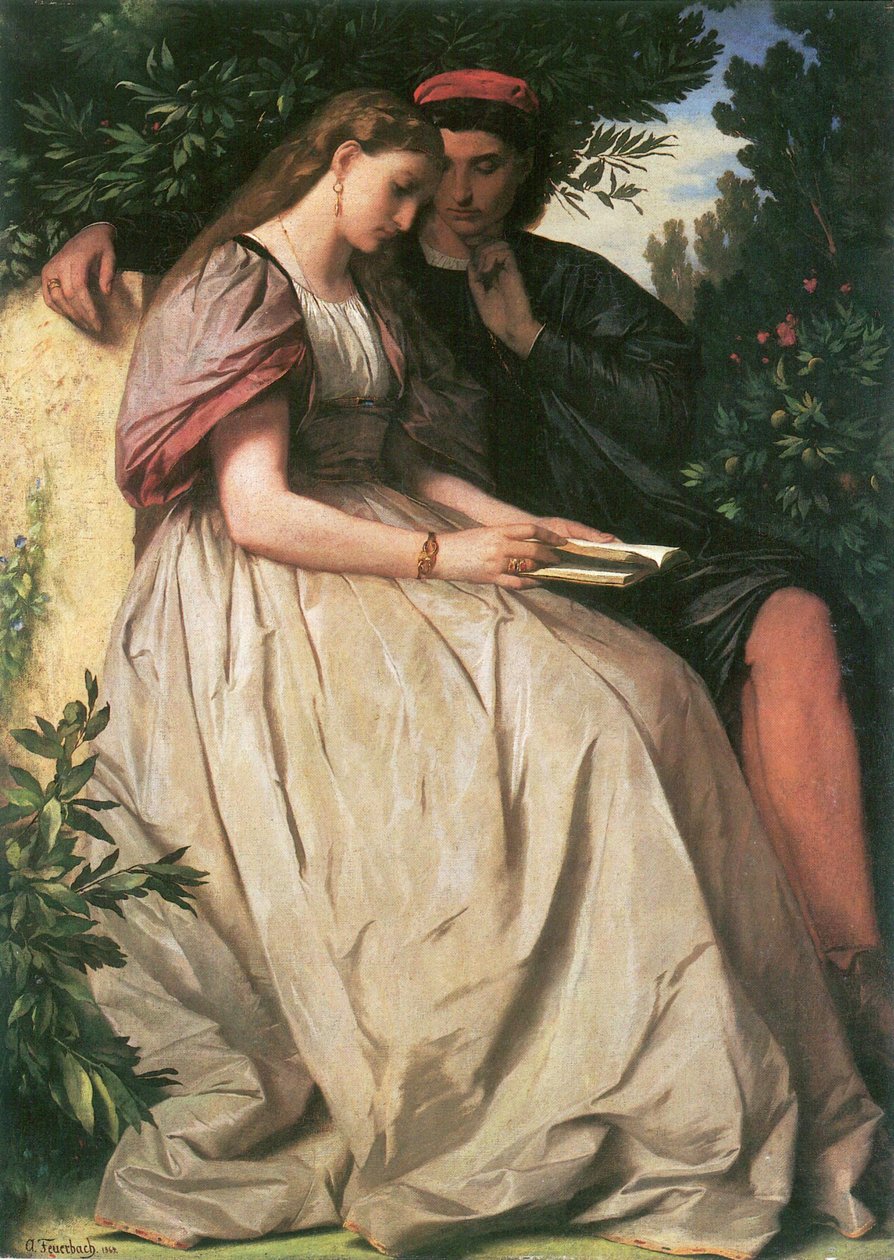 Paolo and Francesca da Anselm Feuerbach