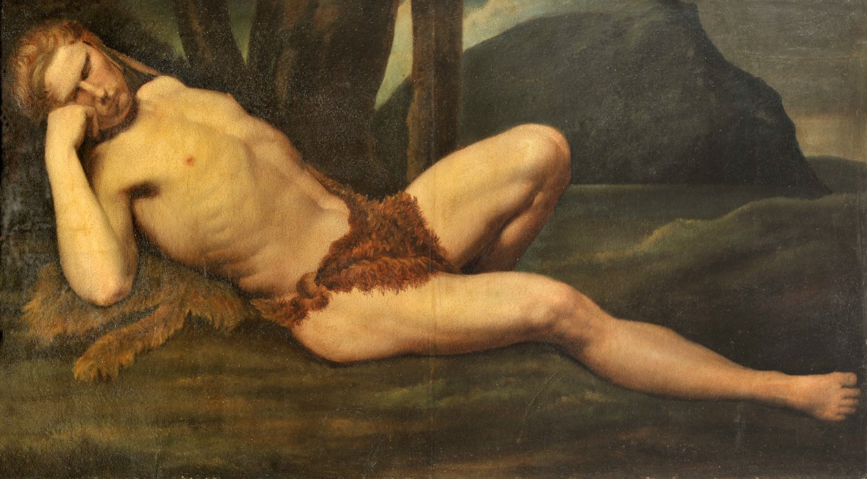 Uomo a riposo da Anselm Feuerbach