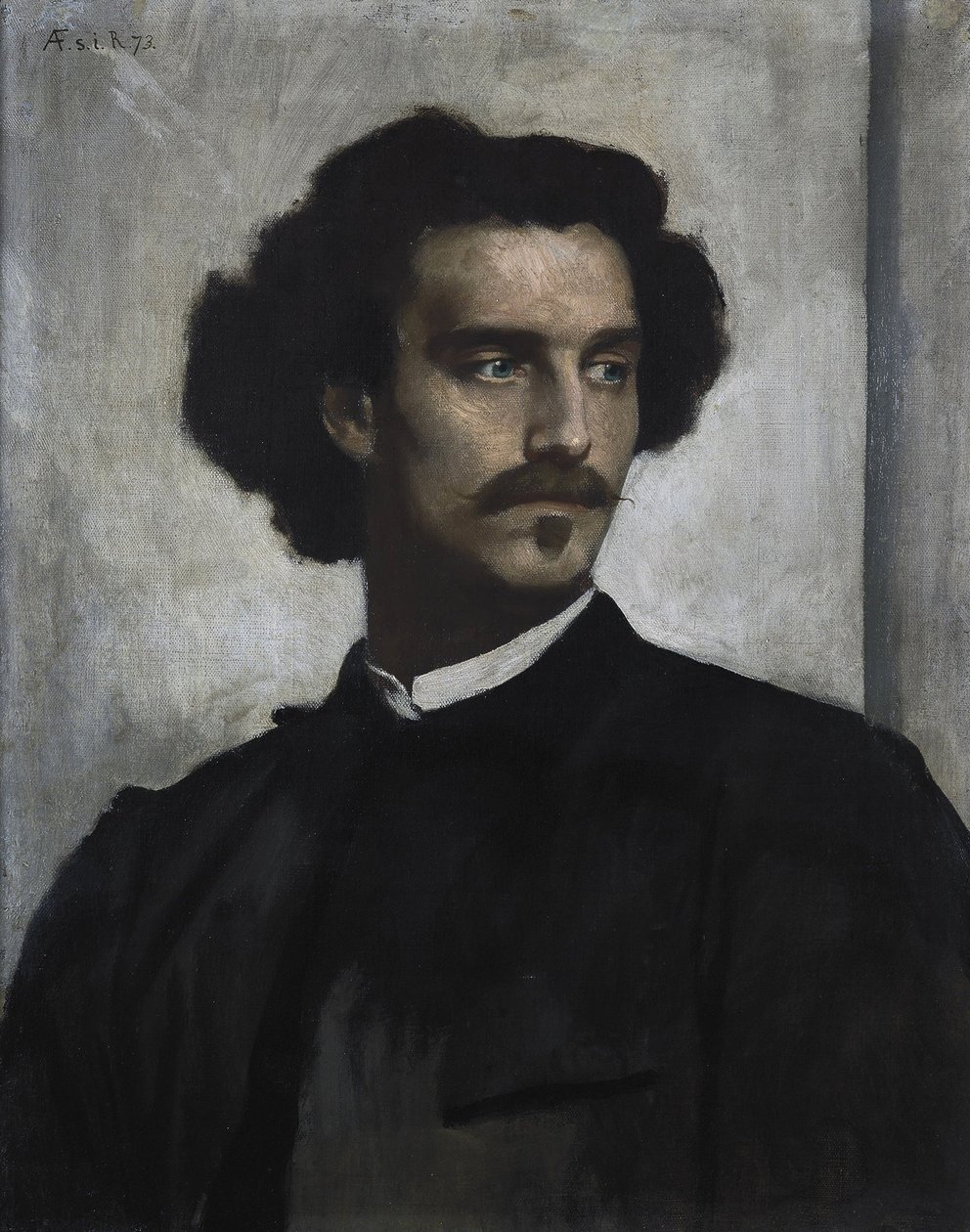 Autoritratto, 1873 da Anselm Feuerbach