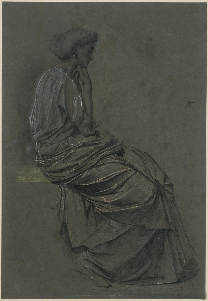 Donna seduta da Anselm Feuerbach