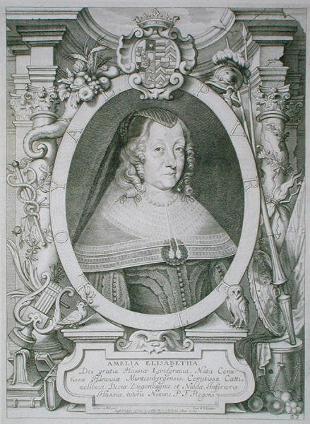 Amalie Elisabeth di Hanau-Muntzenberg (1602-51) da 