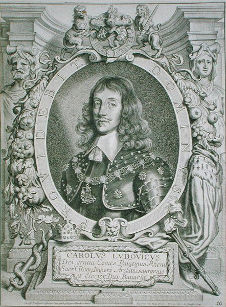 Carlo Luigi (1617-80) Elettore del Palatinato, da 