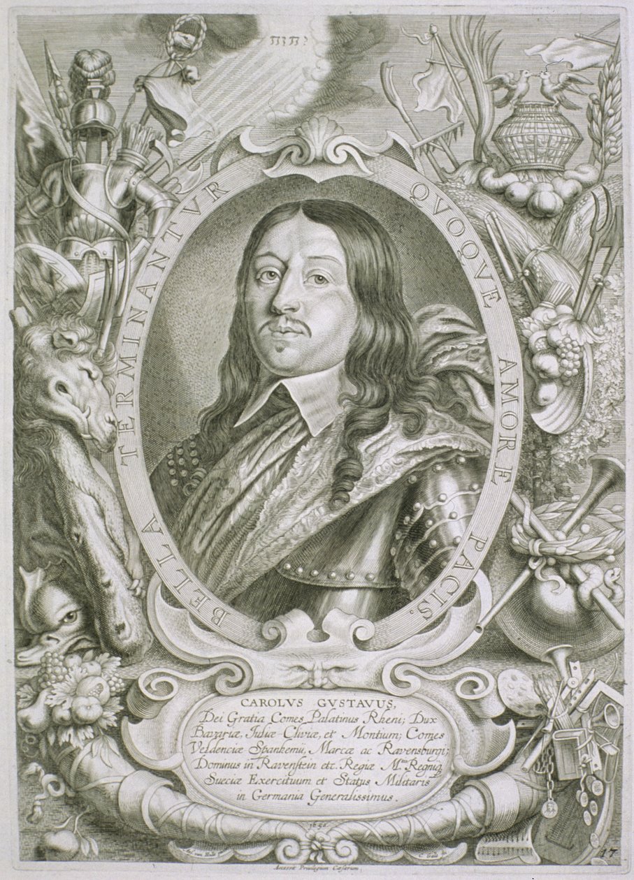 Carlo X Gustavo (1622-60) Re di Svezia, da 