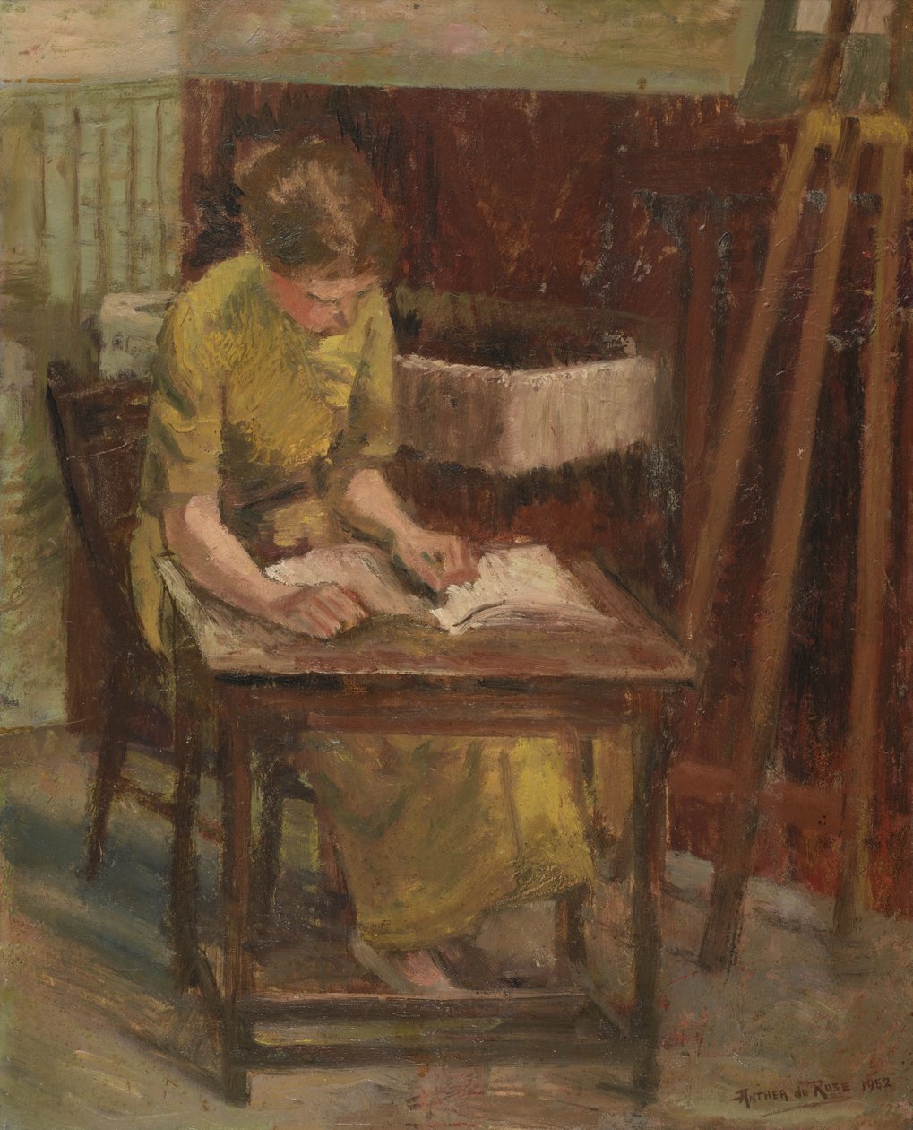 Ragazza che legge (I) da Anthea Durose