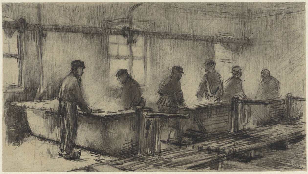 I raschiatori nella tintoria di cotone da Anthon Gerhard Alexander van Rappard