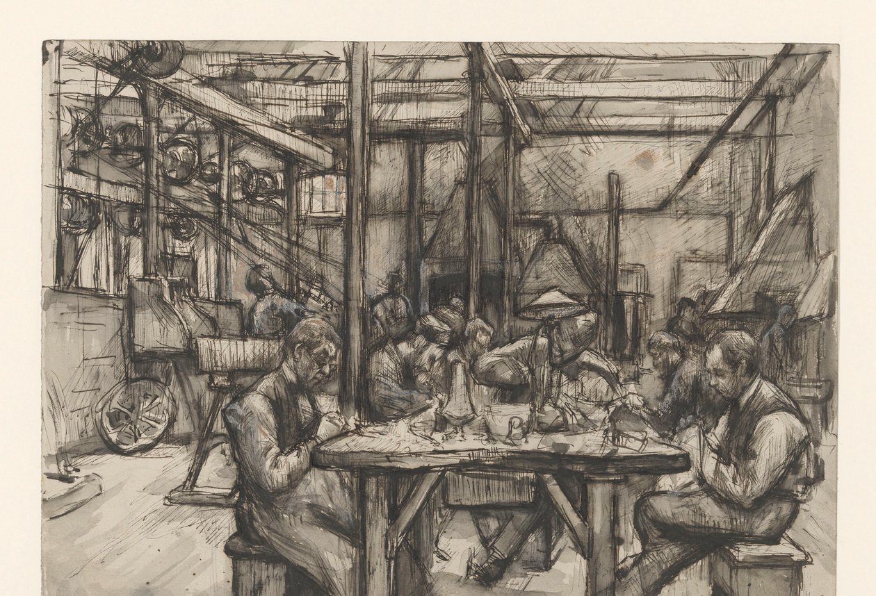 Officina nella fabbrica d
