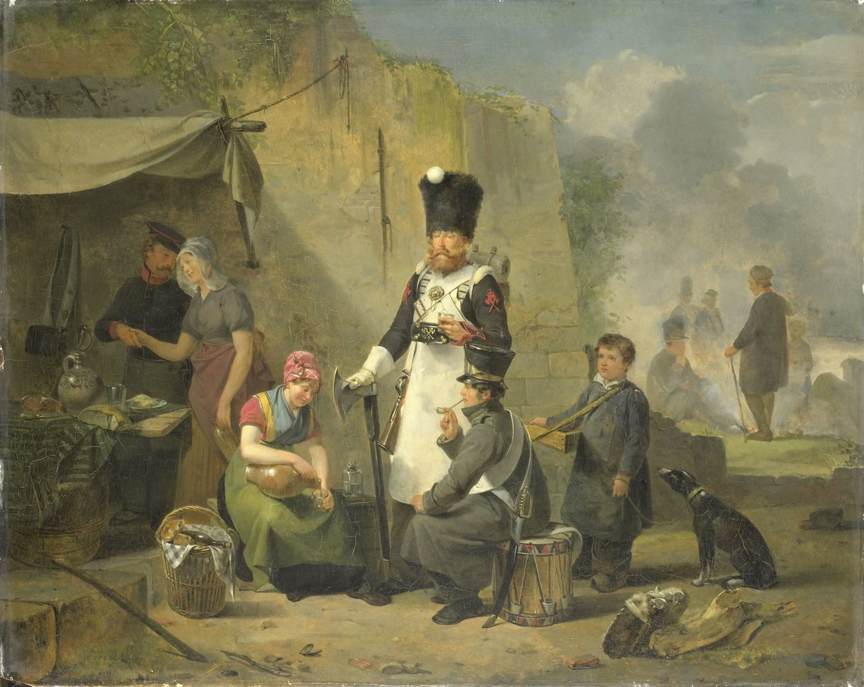 La seguace del campo da Anthonie Constantijn Govaerts