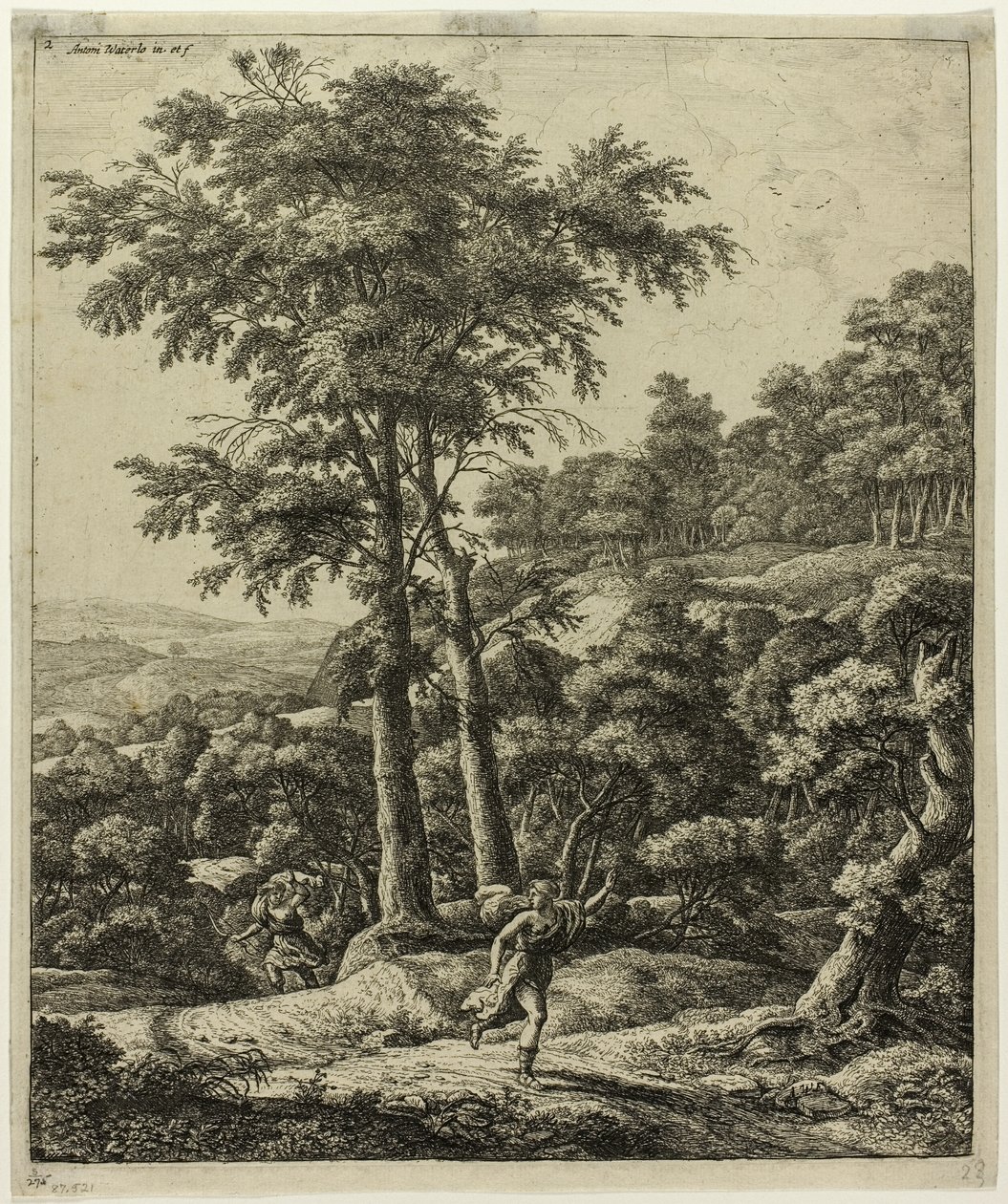 Apollo e Dafne da Anthonie Waterloo