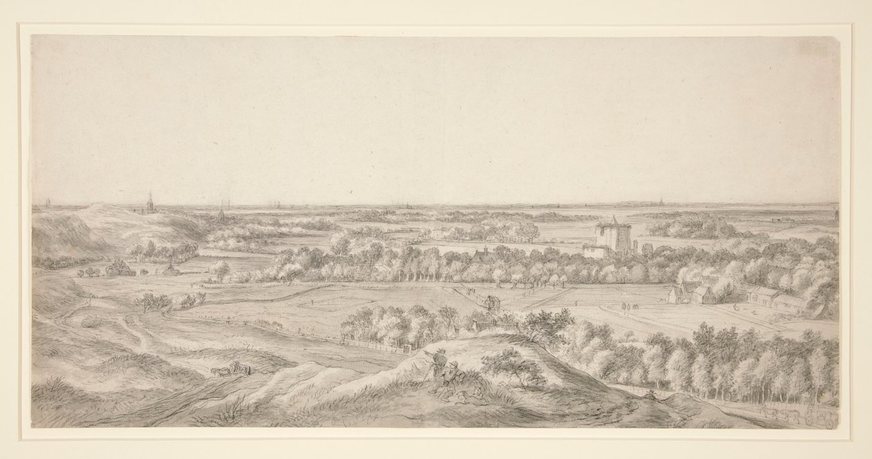 Paesaggio: Le dune vicino a Haarlem da Anthonie Waterloo