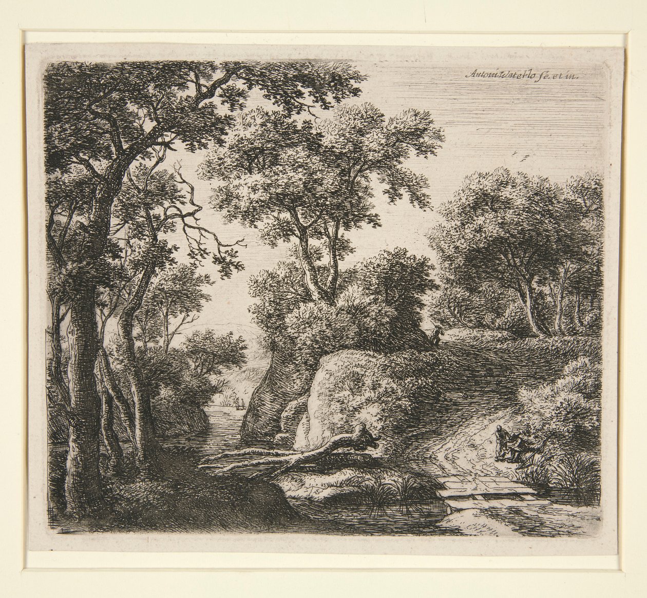 Il ponte delle tavole da Anthonie Waterloo