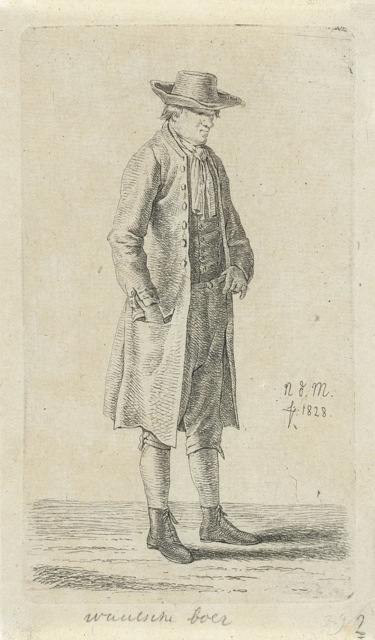 Uomo con mano in tasca da Anthonie Willem Hendrik Nolthenius de Man