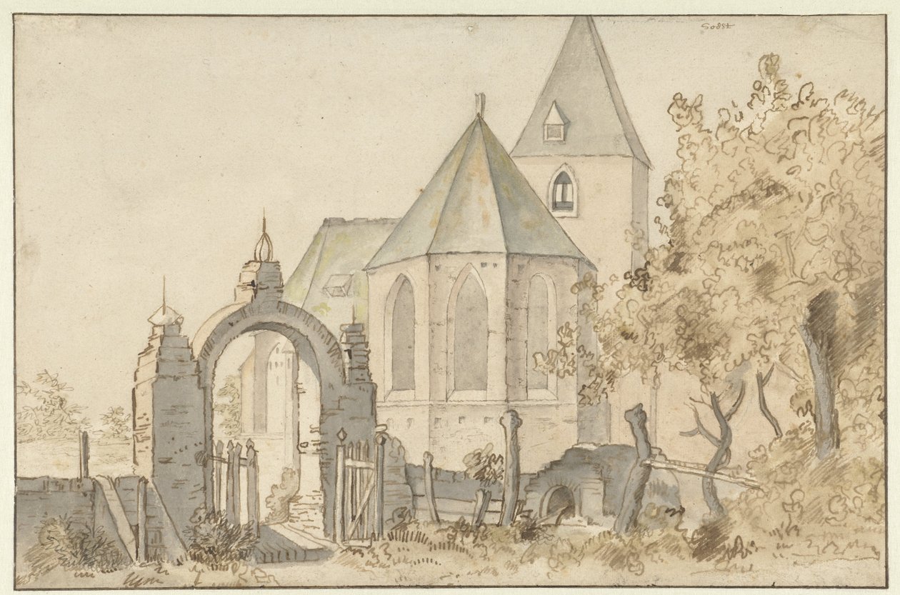 Chiesa a Soest da Anthonie van Borssom