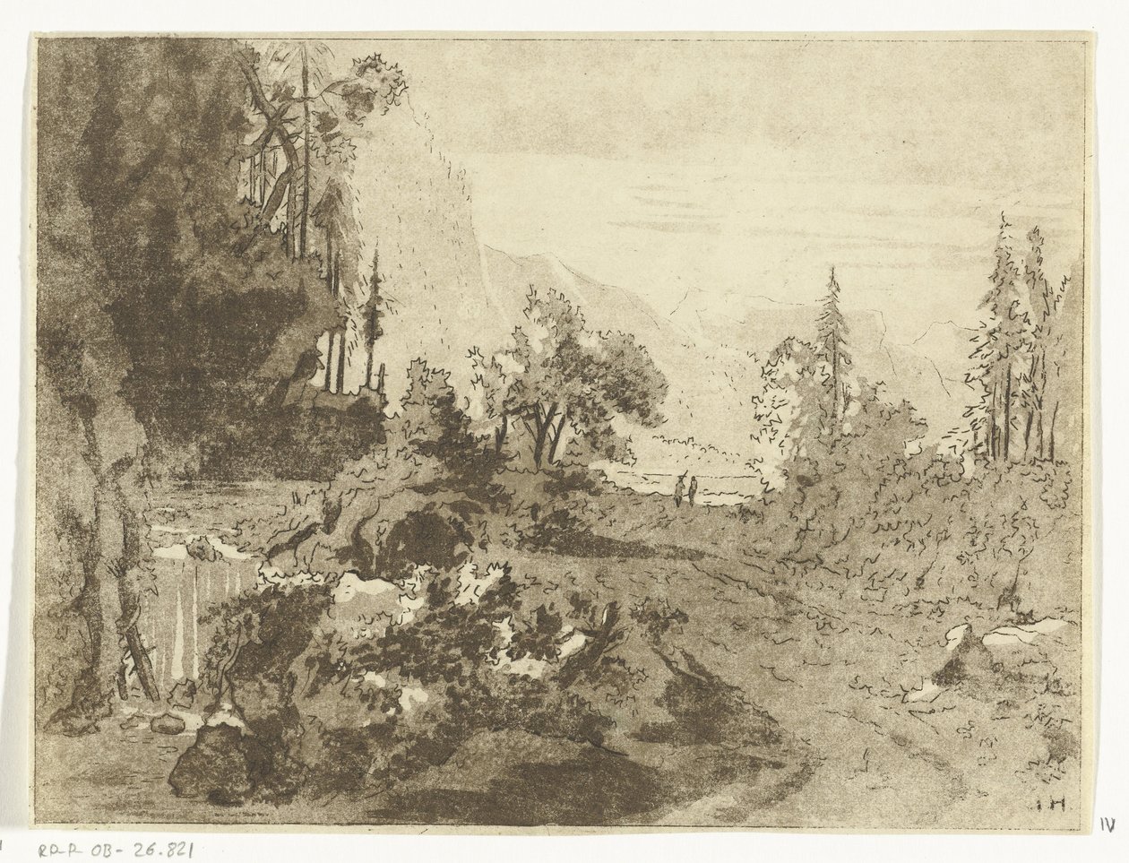 Paesaggio montuoso da Anthonie van den Bos