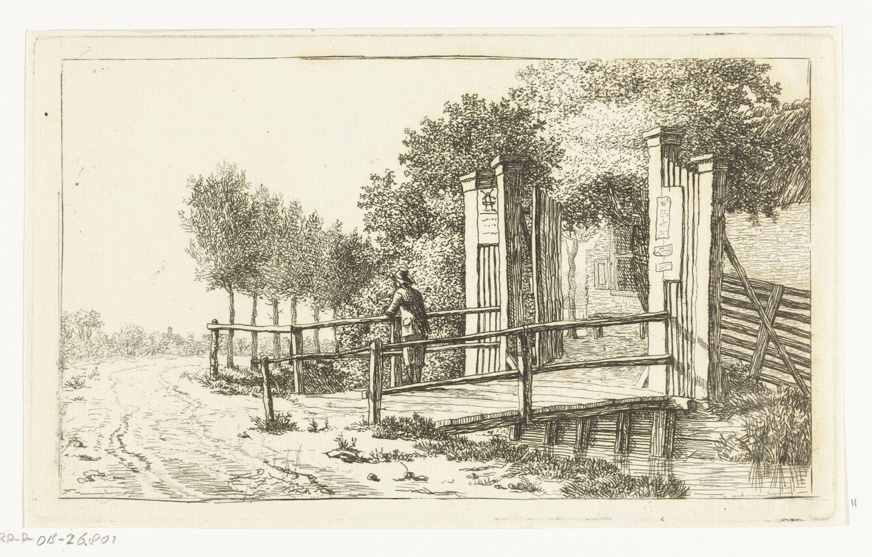 Cancello della locanda il Molentje sull