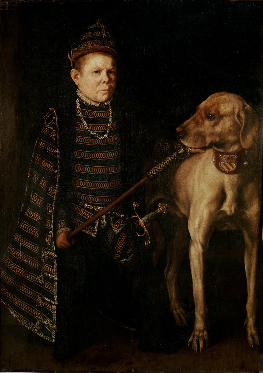 Il nano del cardinale Granvelle, c.1560 da Anthonis van Dashorst Mor