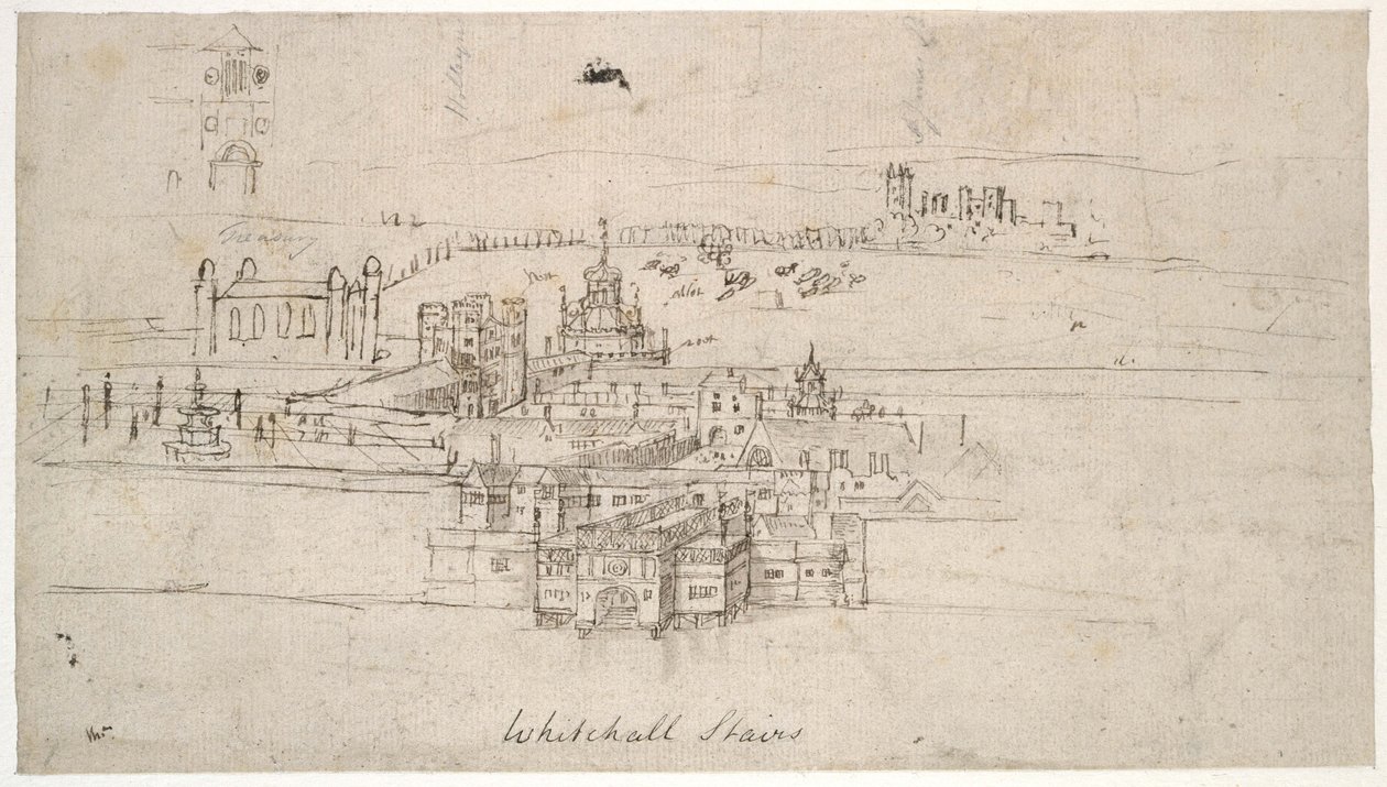 La Torre di Londra da Anthonis van den Wyngaerde