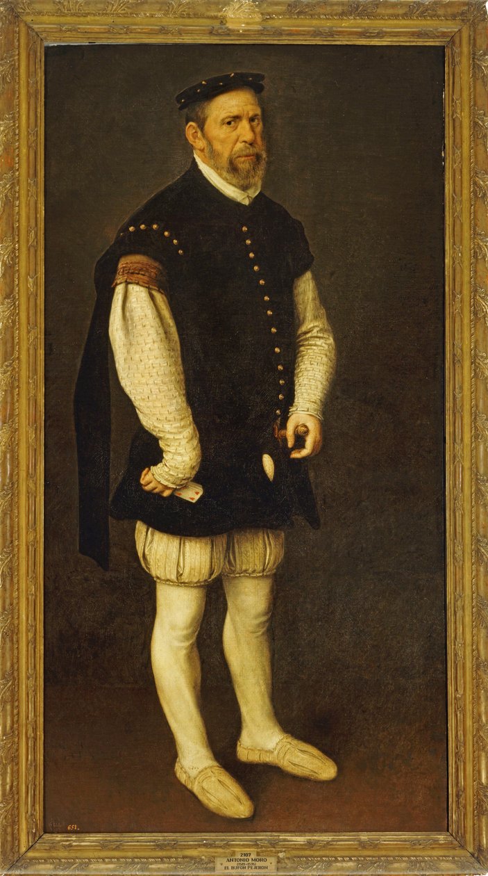 Pejeron, il buffone di corte ... da Anthonis van Dashorst (c.1519 1576/77) Mor