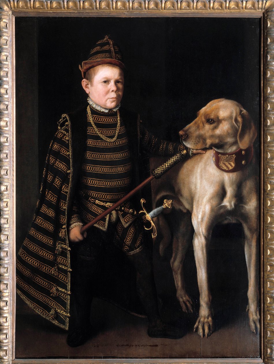Ritratto del nano del Cardinale Granvelle da Anthonis Mor van Dashorst