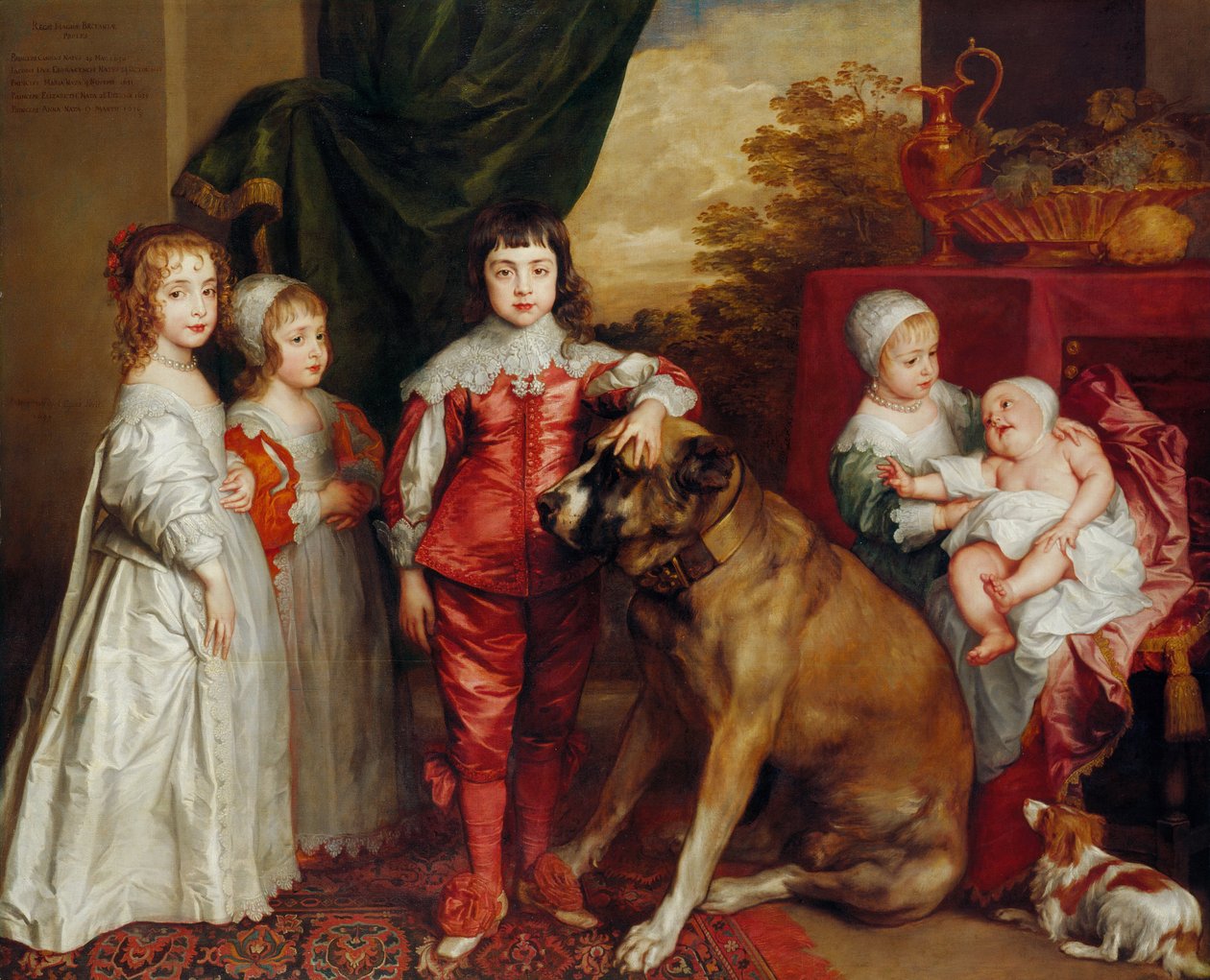 I cinque figli maggiori di Carlo I da Anthony van Dyck