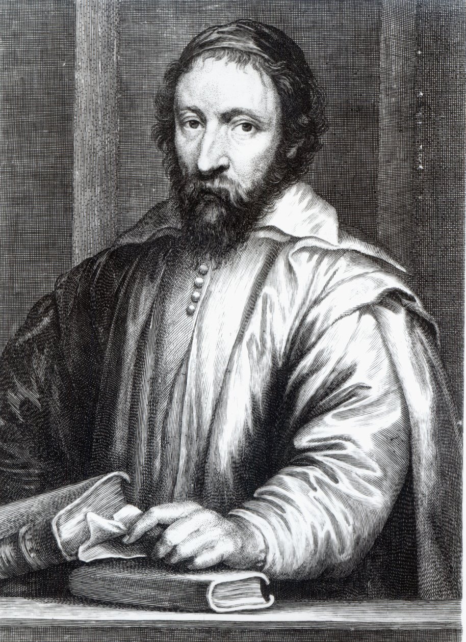 Nicolas Claude Fabri de Peiresc, inciso da Martin van den Enden da Anthony van Dyck