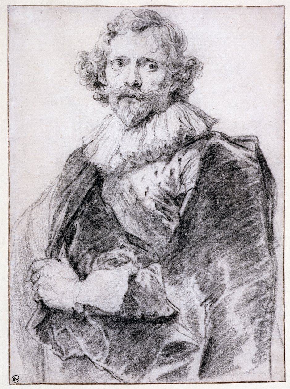 Ritratto di Lucas Vorsterman (1595-1675), c.1631 da Anthony van Dyck