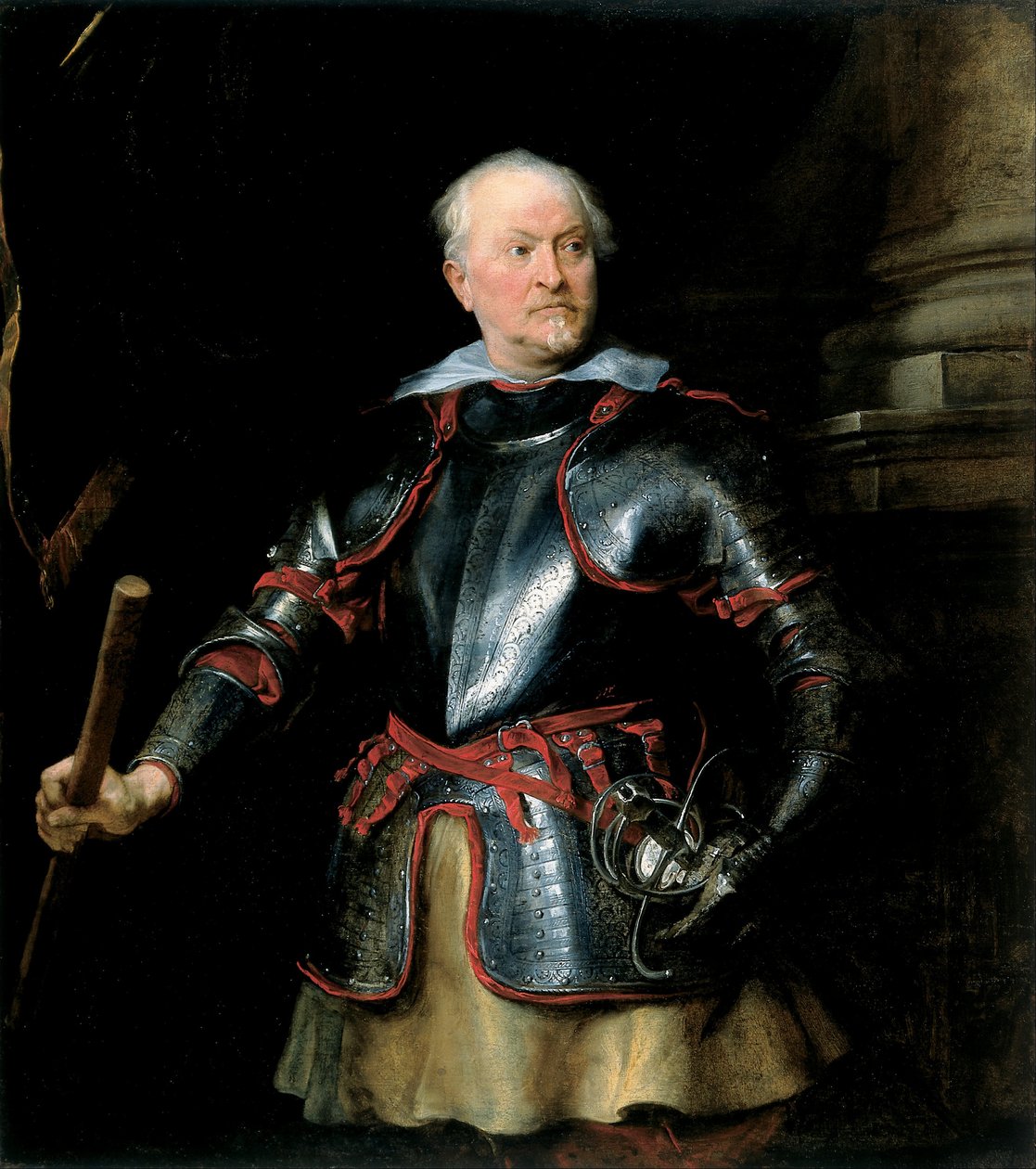 Ritratto di un uomo in armatura da Anthony van Dyck