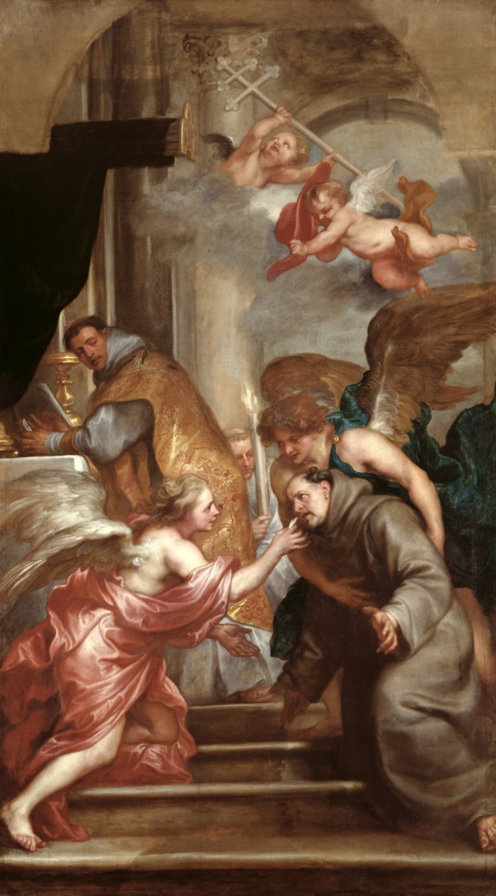 La Comunione di San Bonaventura (1221-74) da Anthony van Dyck