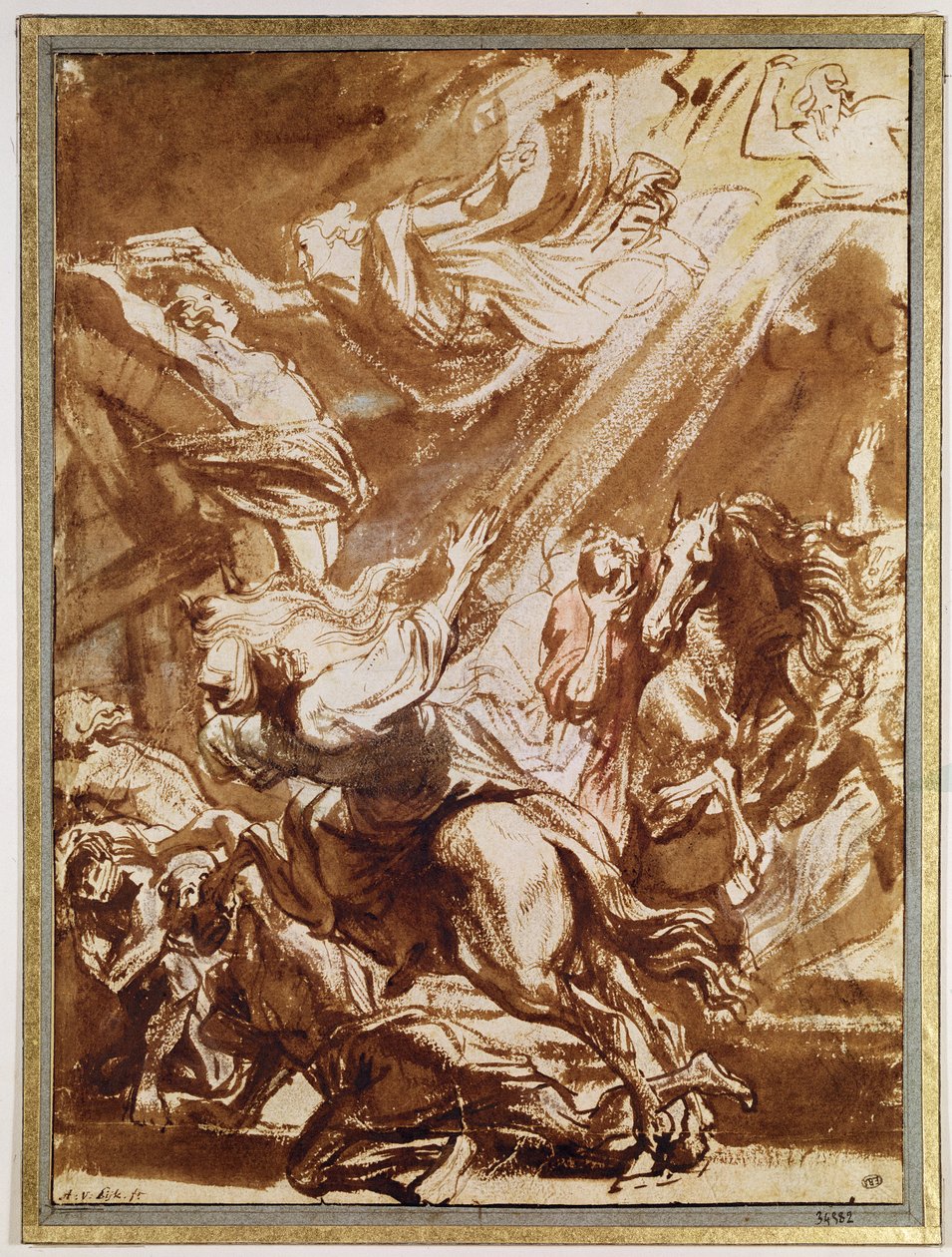 Il martirio di Santa Caterina da Anthony van Dyck