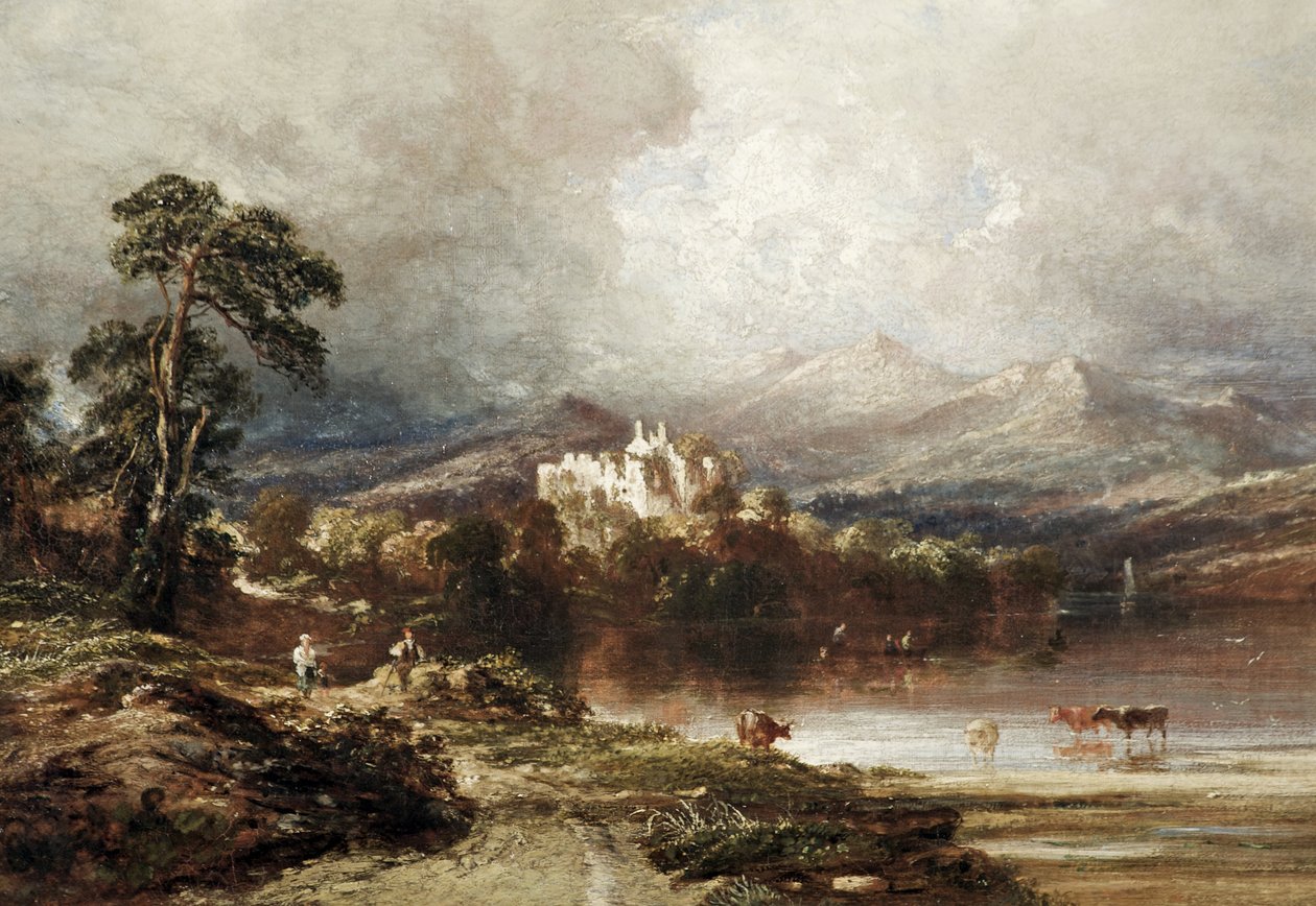 Castello di Dunstaffnage, Argyllshire, Scozia da Anthony Vandyke Copley Fielding