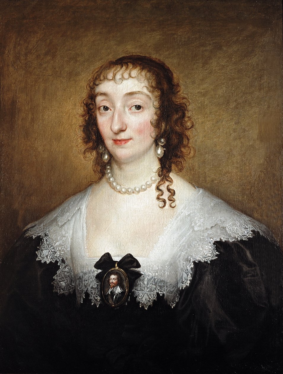 Katherine Manners, Duchessa di Buckingham, c.1633 da Anthony van Dyck