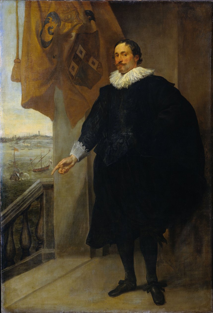 Ritratto di Nicolaes van der Borght. Mercante di Anversa da Anthony van Dyck