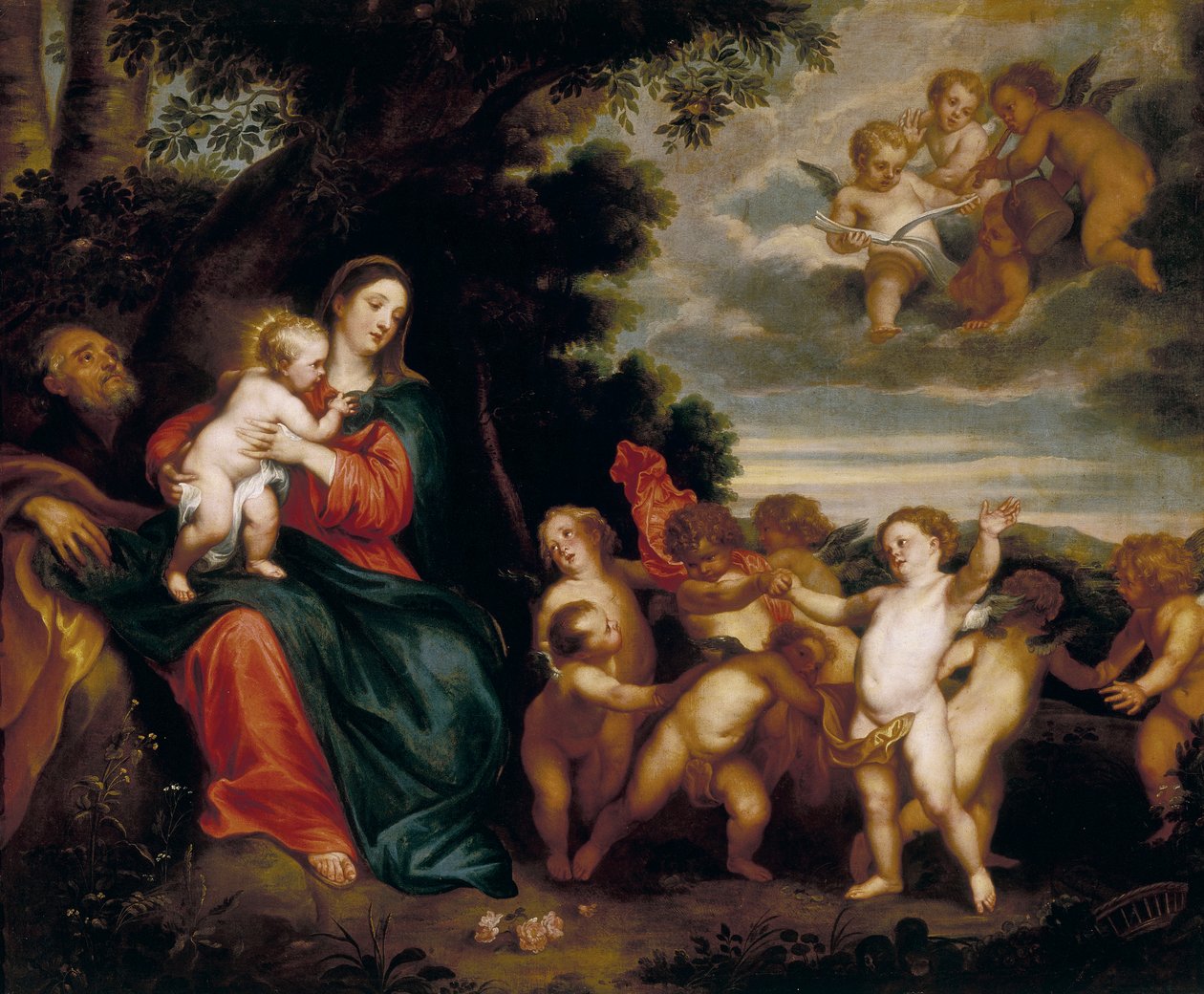 Riposo durante la fuga in Egitto | Anthony van Dyck
