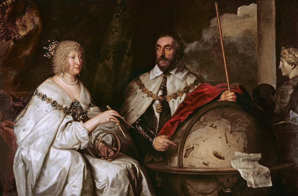 Il Ritratto del Madagascar di Thomas Howard e sua moglie Aletheia Talbot, 1635 da Anthony van Dyck