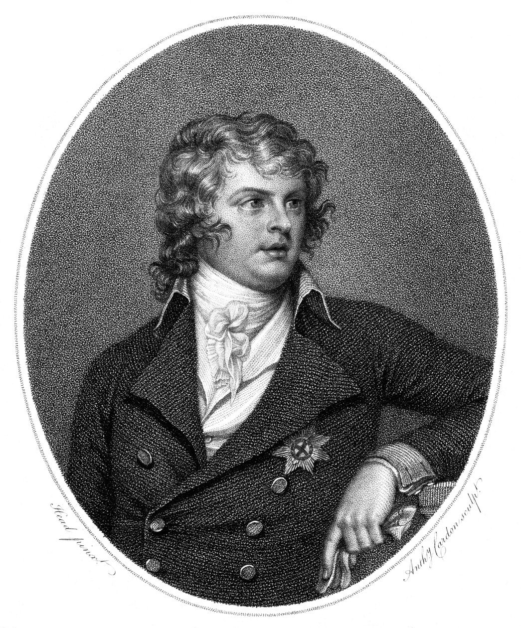 Principe Augusto Federico, 1801 da Anthony Cardon