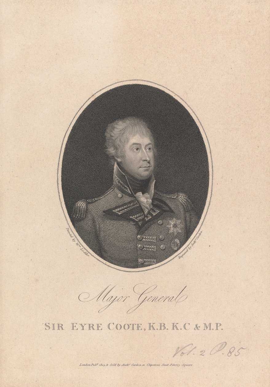 Sir Eyre Coote da Anthony Cardon