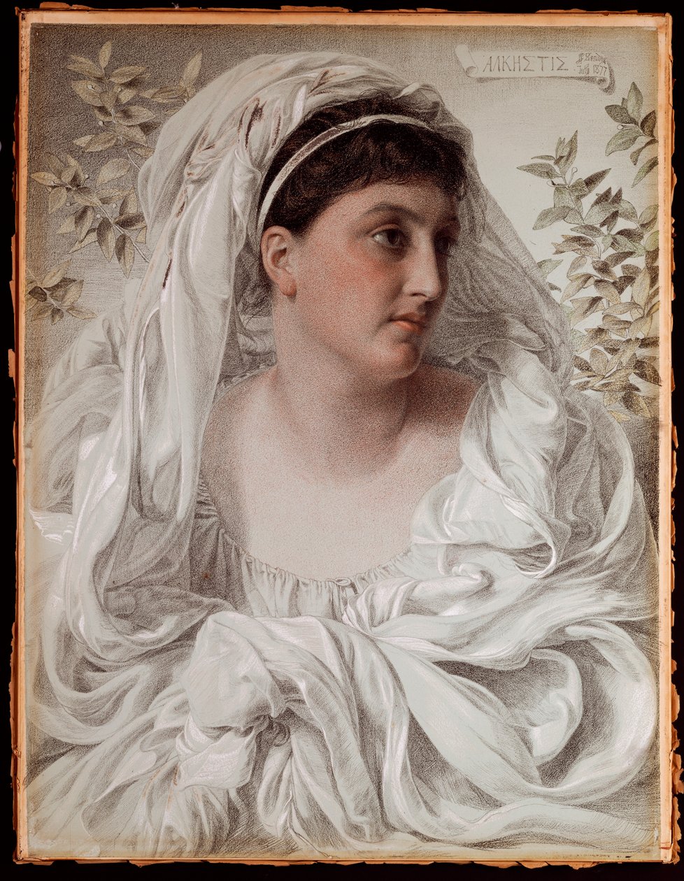 Alcesti: Ritratto di Lady Donaldson, 1877 da Anthony Frederick Augustus Sandys